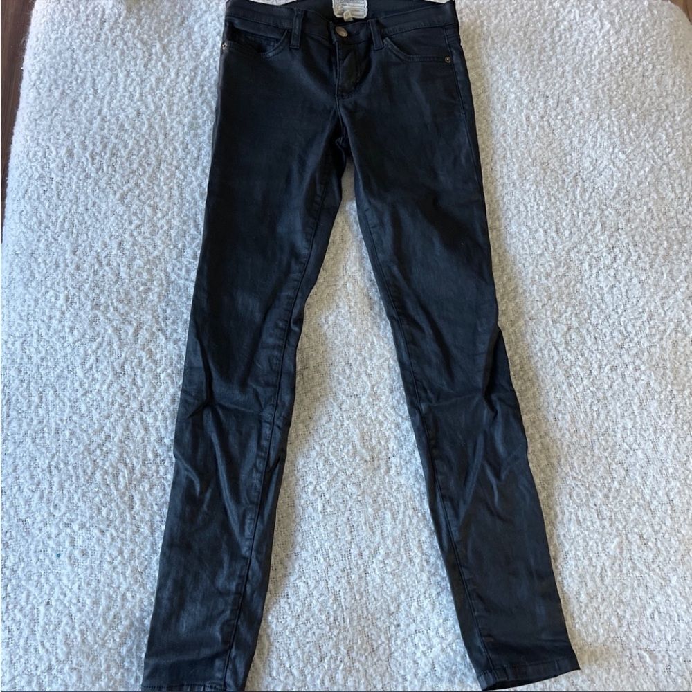 Current Elliot black coat jeans 25